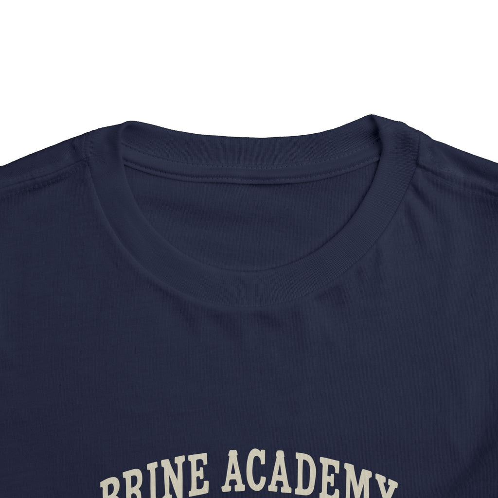 Toddler Tee — 'Brine Academy Est. 2026' Vintage School Kids Shirt