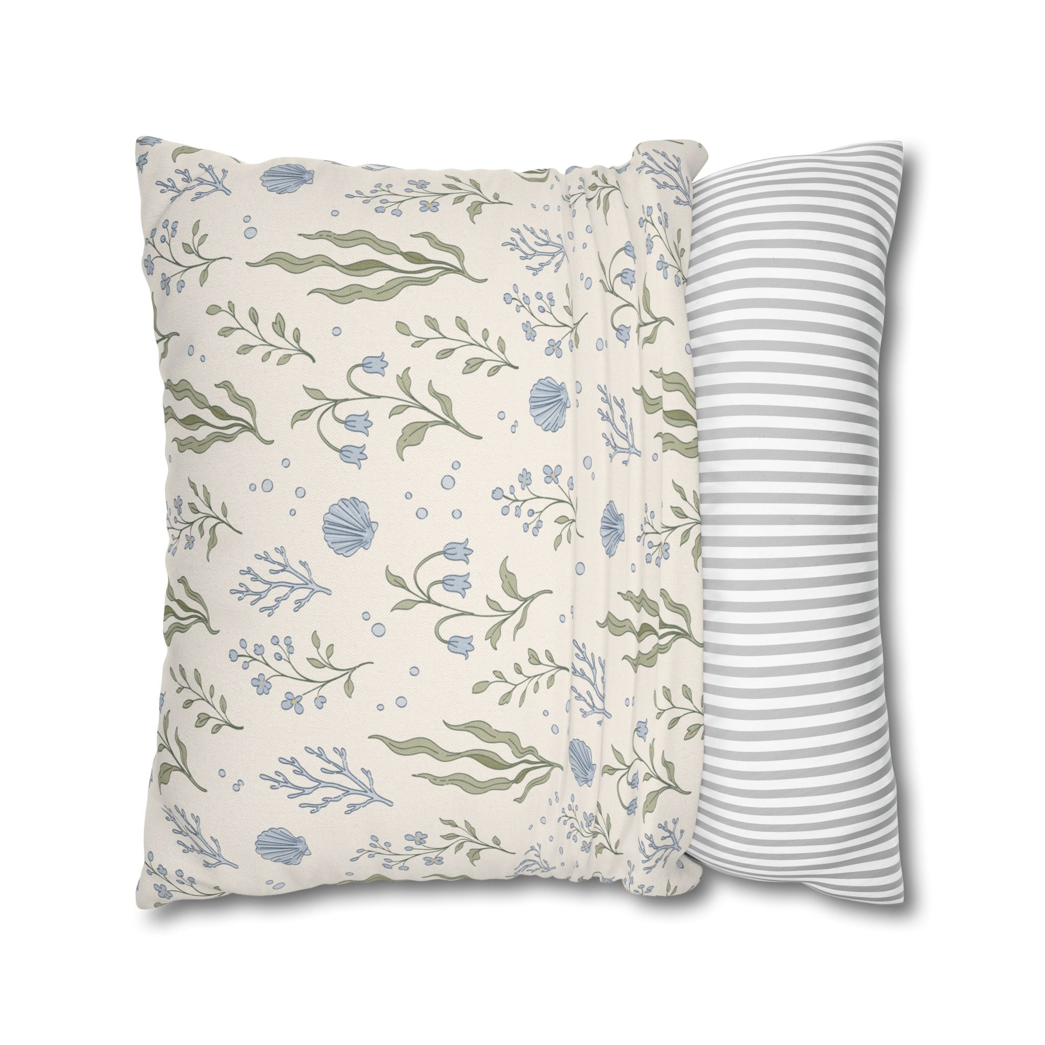 Sea Garden throw pillow cover Pillowcase | Square Decorative Pillowcase