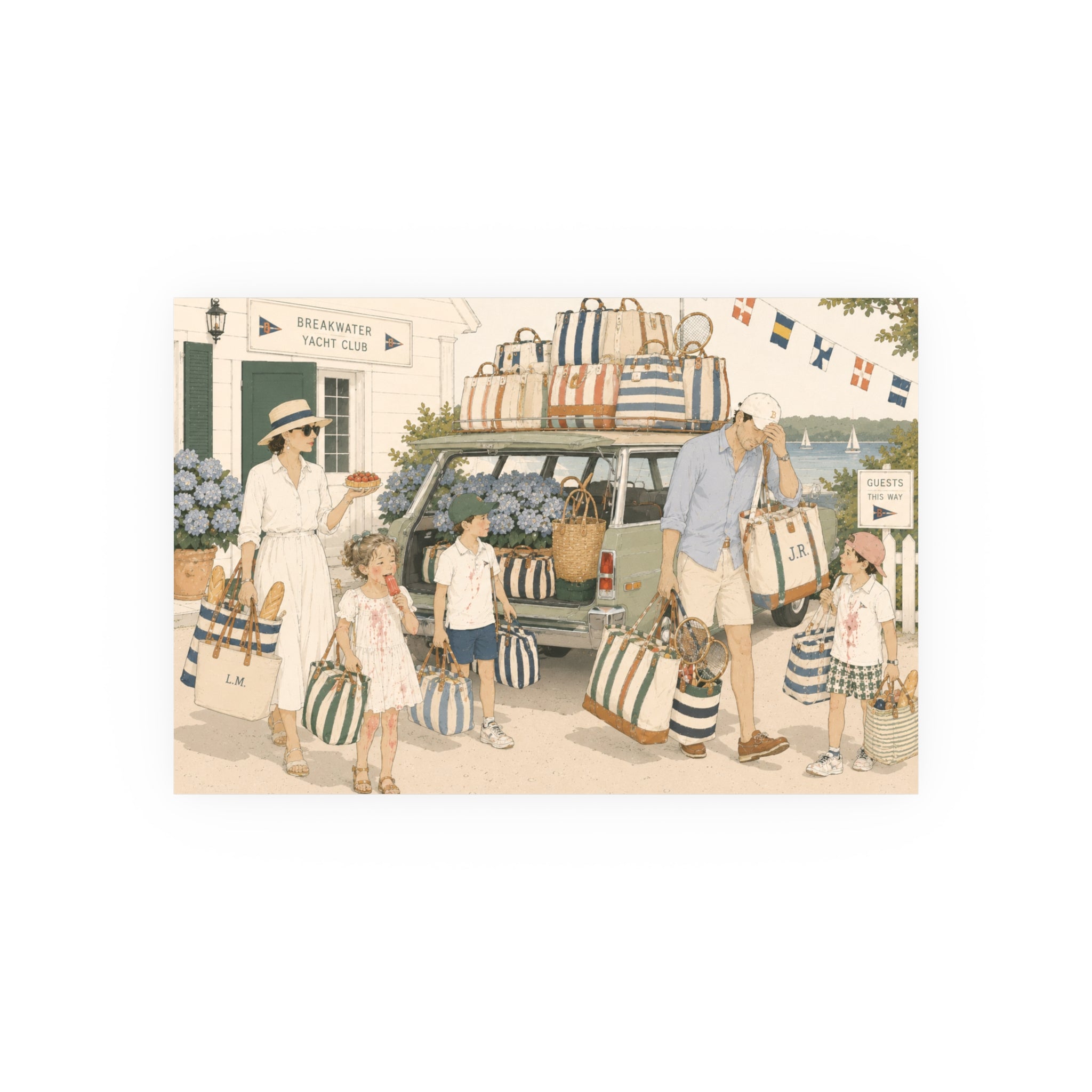 Summer Arrivals Art Print — Satin & Archival Matte Poster