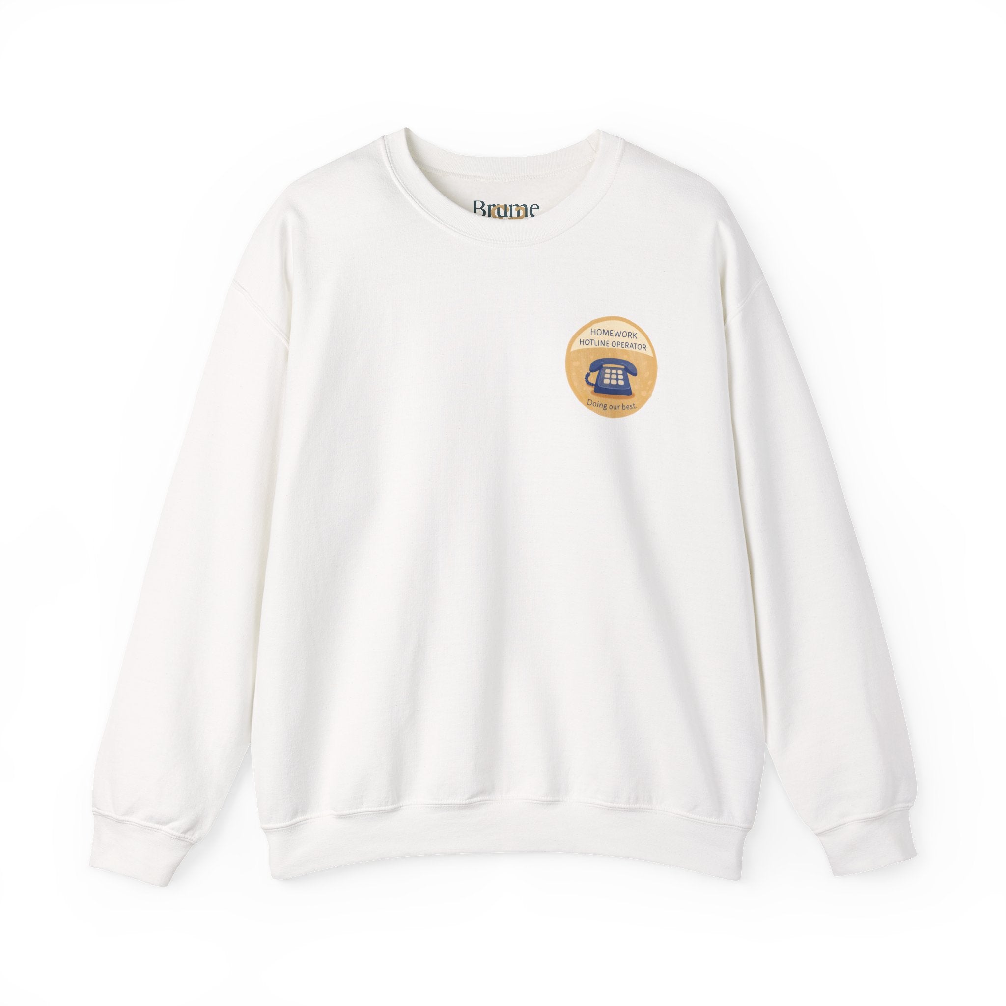 Homework Hotline Mom Merit Badge Sweatshirt