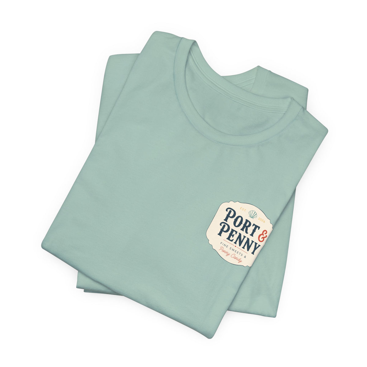 Port & Penny Retro Candy Bag Graphic Tee — Cute Vintage Snack Shirt