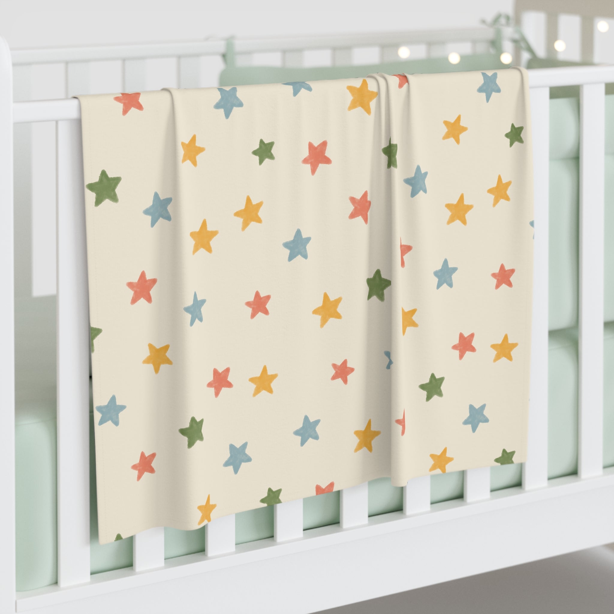 Vintage Playroom Baby Swaddle Blanket — Newborn Gift