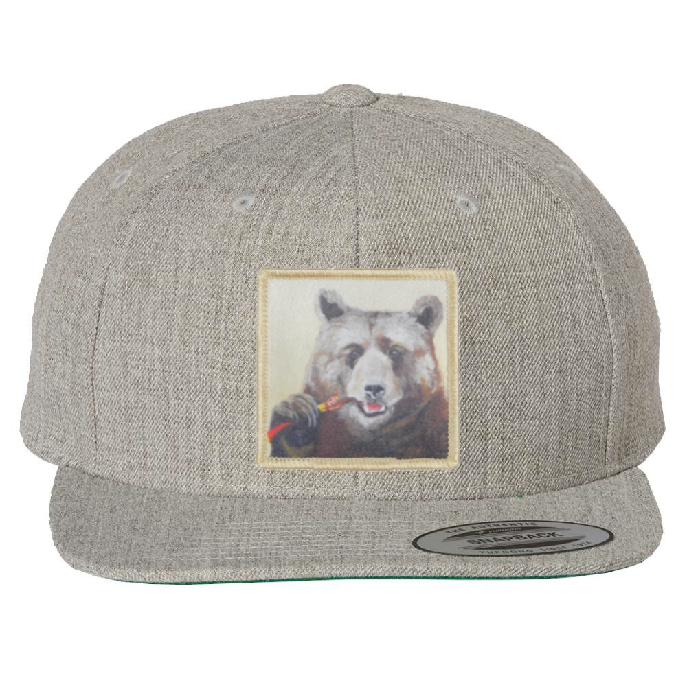Heather Grey Snapback