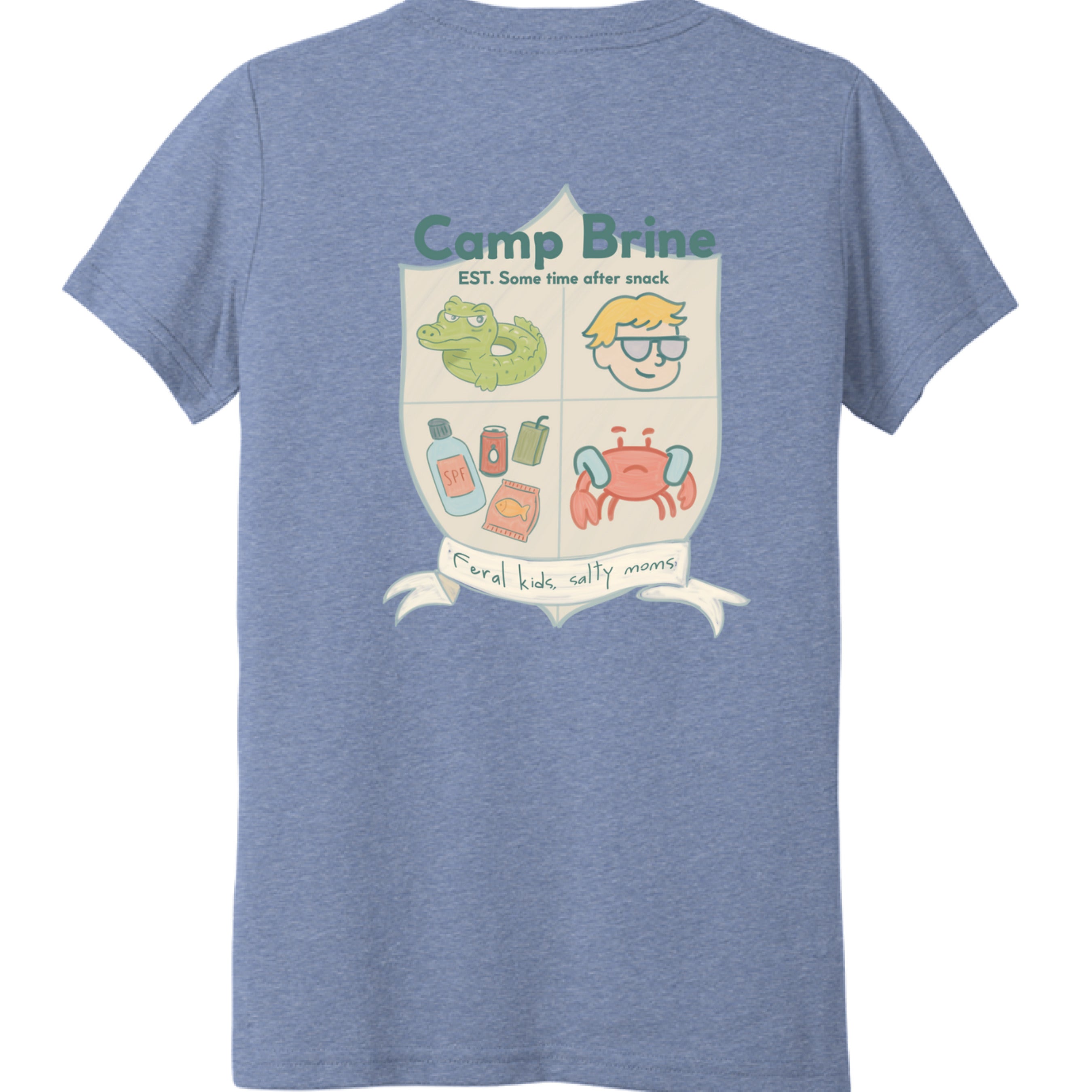 BLUE TRIBLEND - BACK