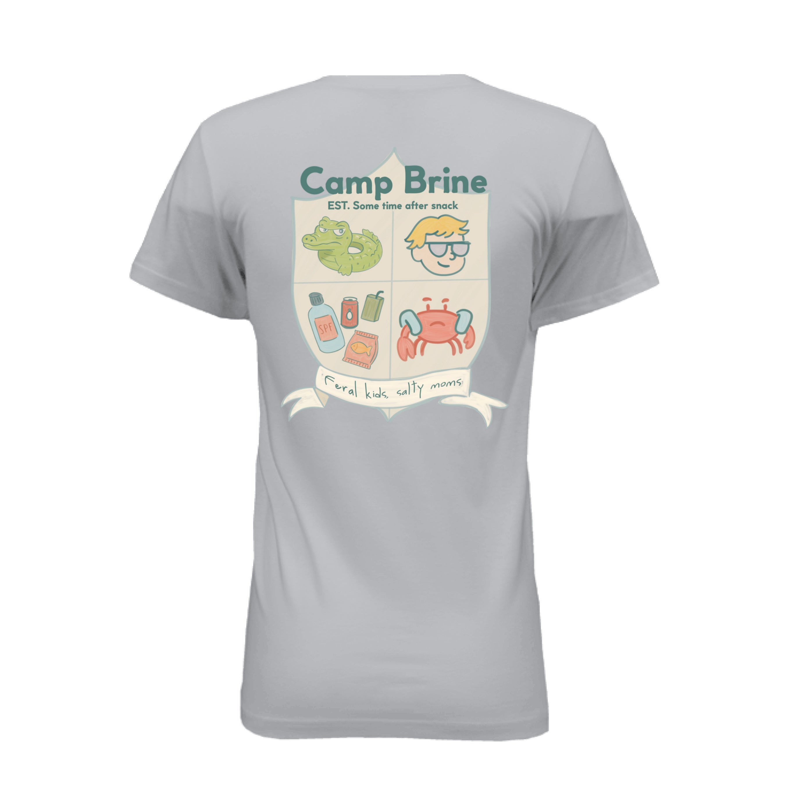 Solid Athletic Grey - BACK