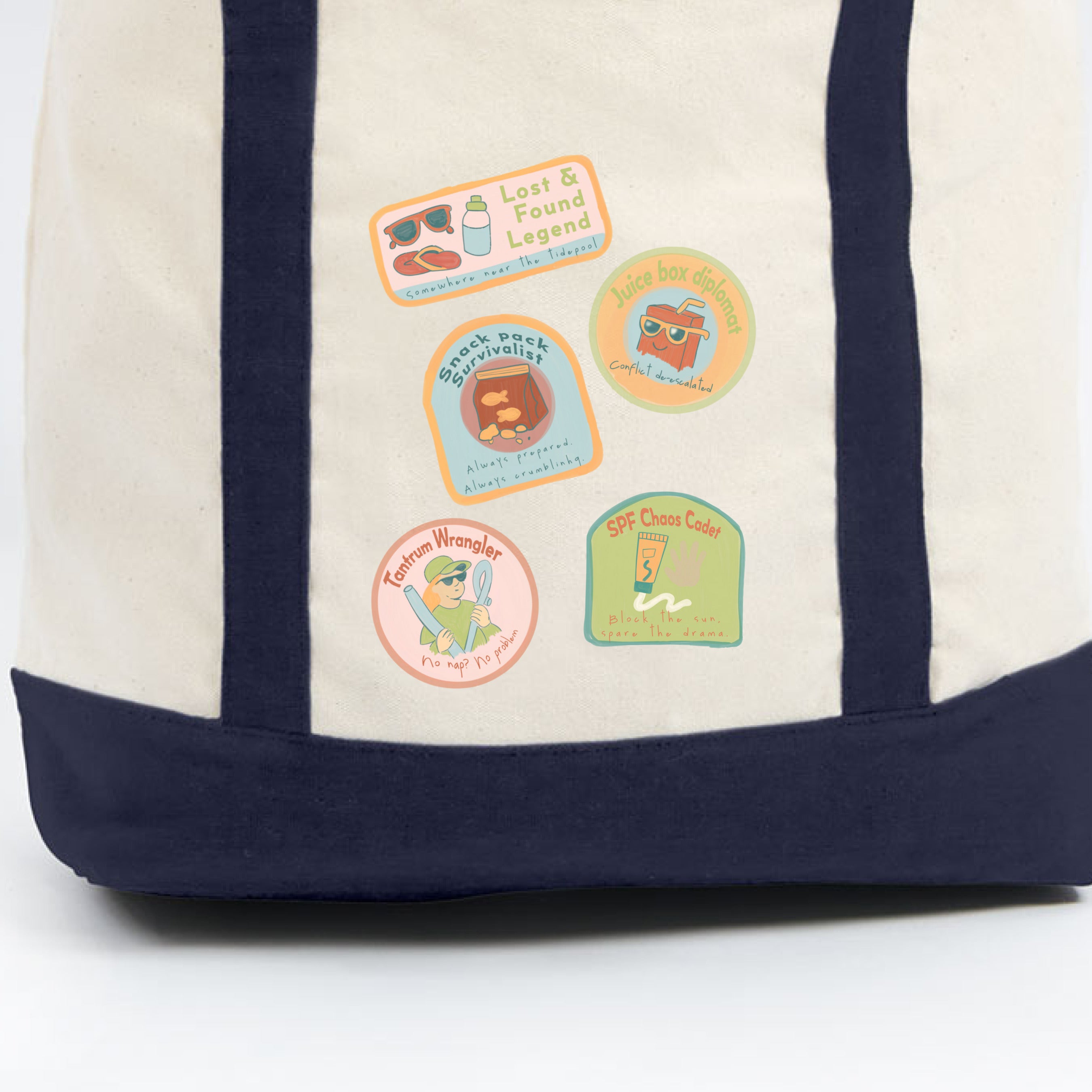 NATURAL/NAVY - FRONT