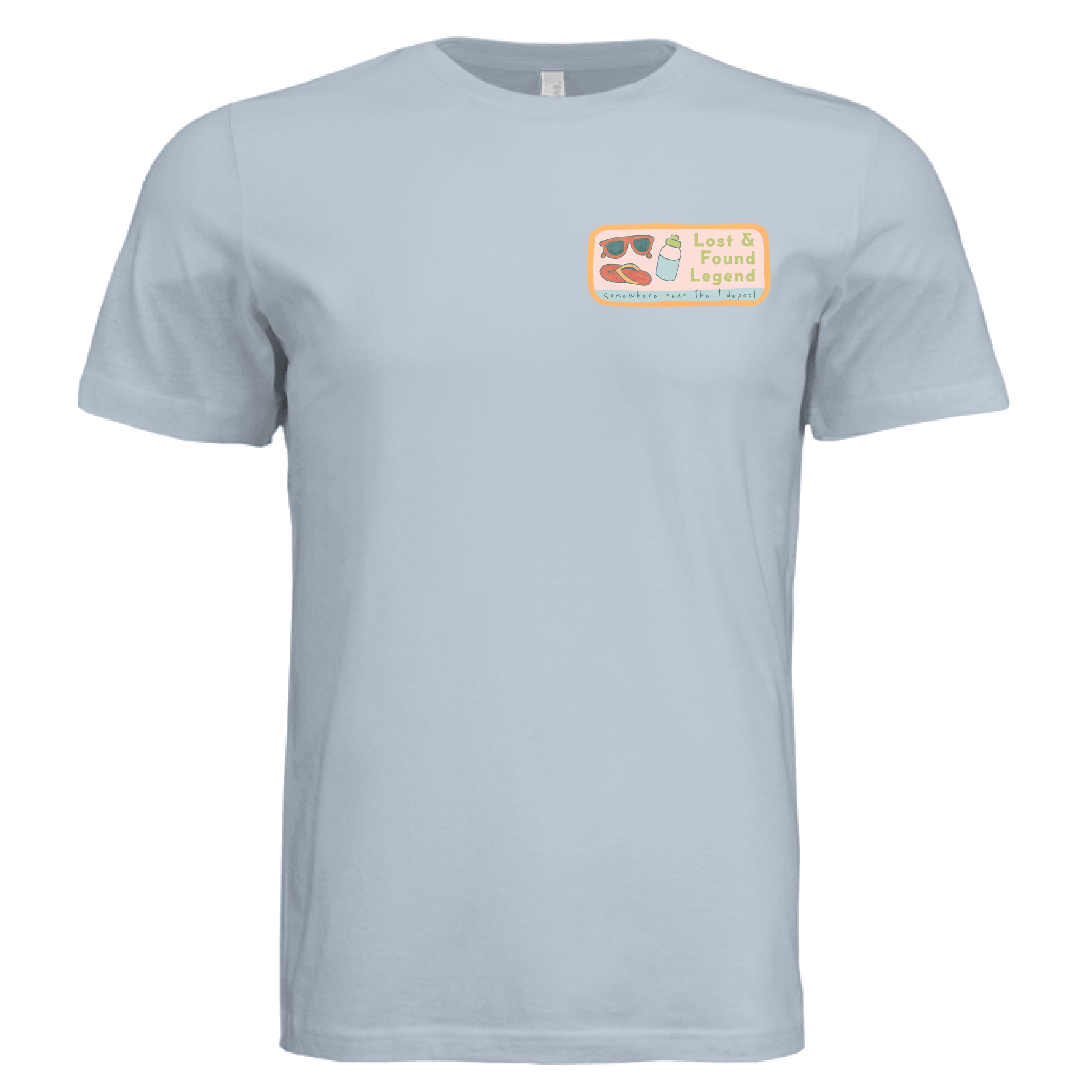 Solid Carolina Blue Triblend - FRONT