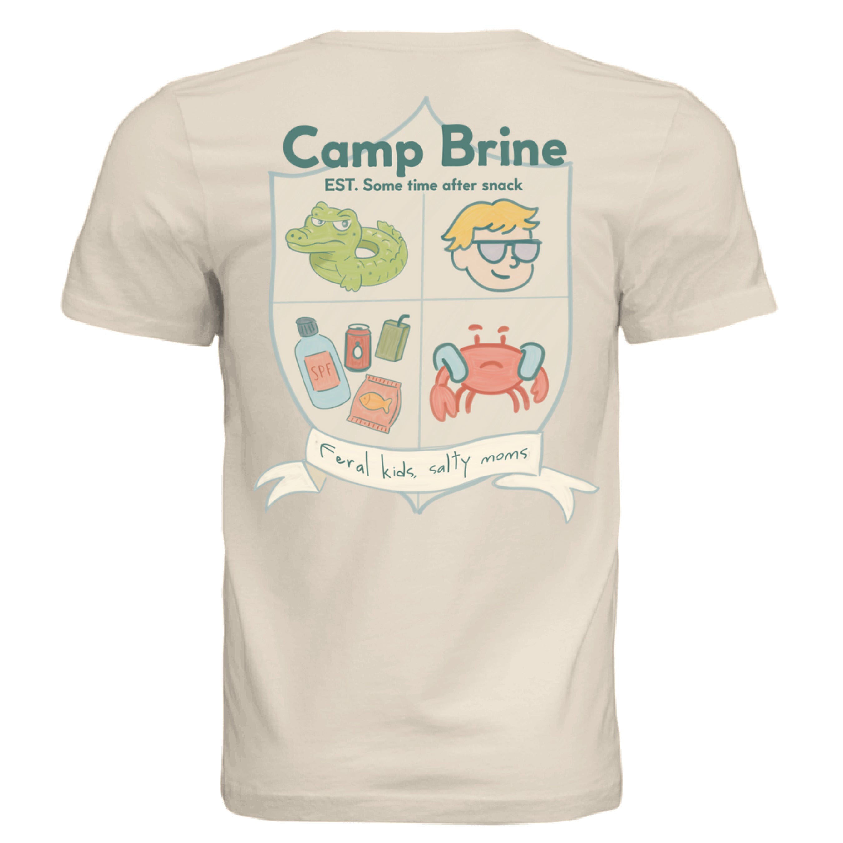 Solid Natural Triblend - BACK