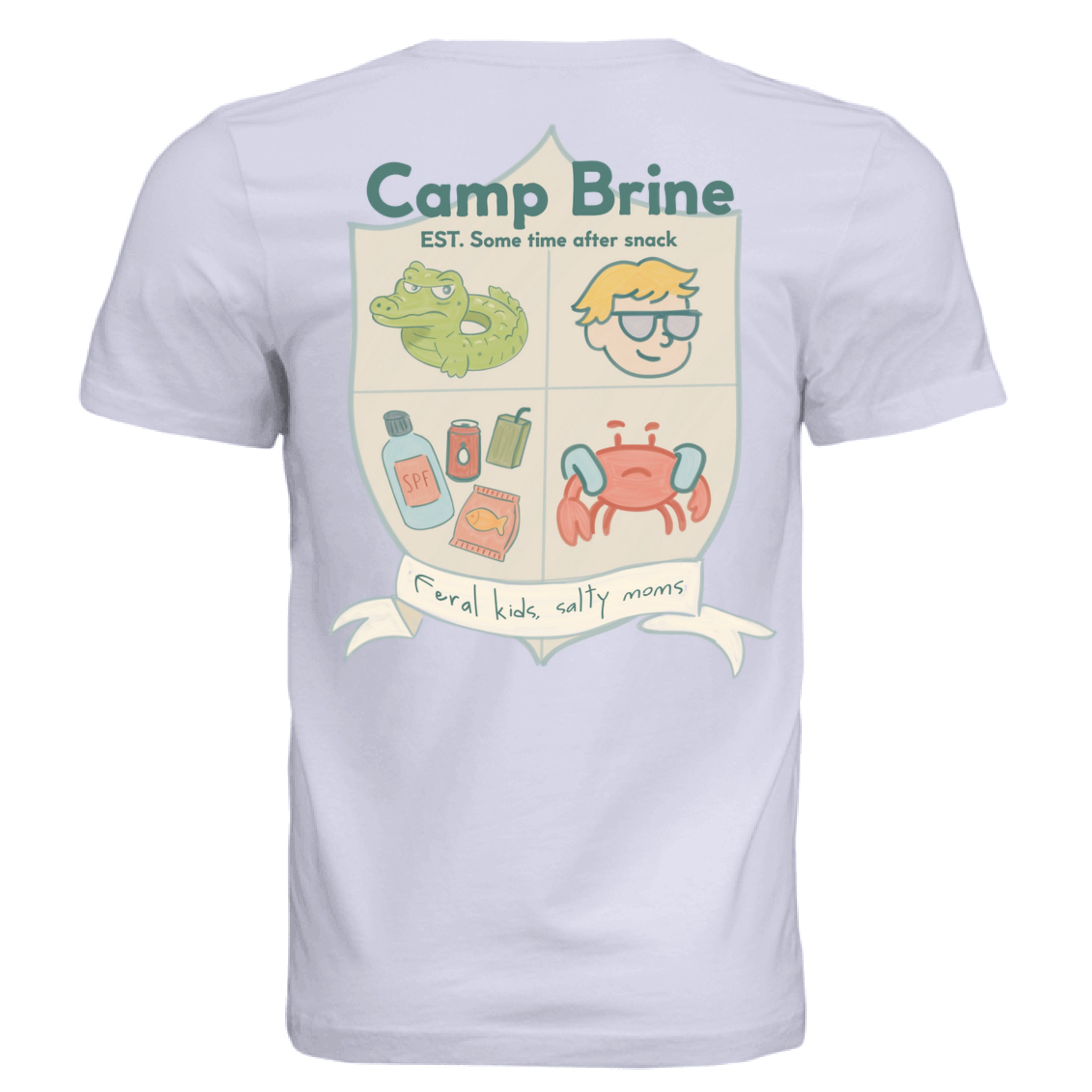 Dark Lavender Triblend - BACK