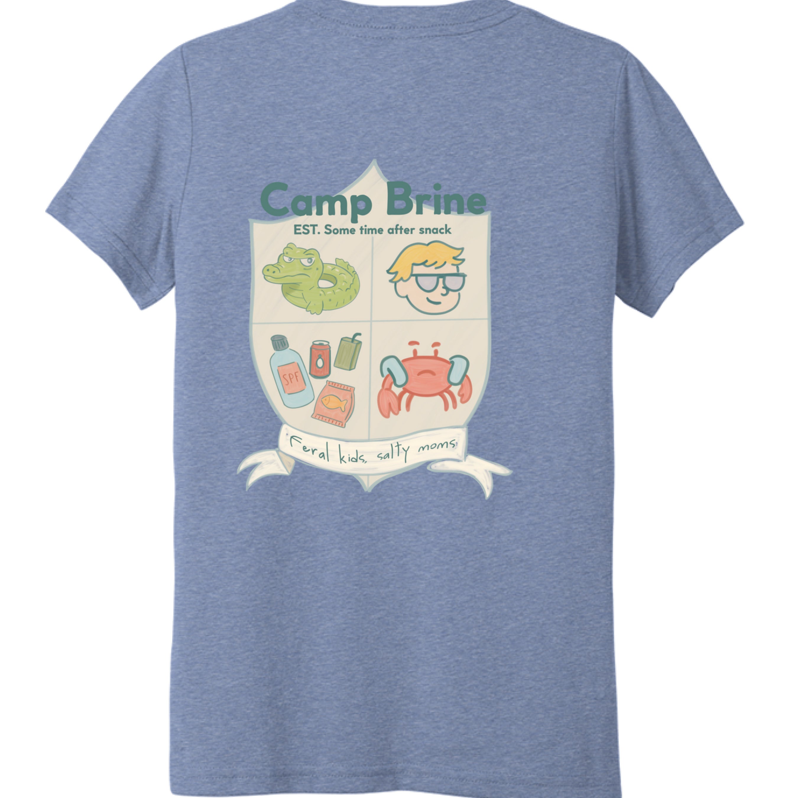 BLUE TRIBLEND - BACK