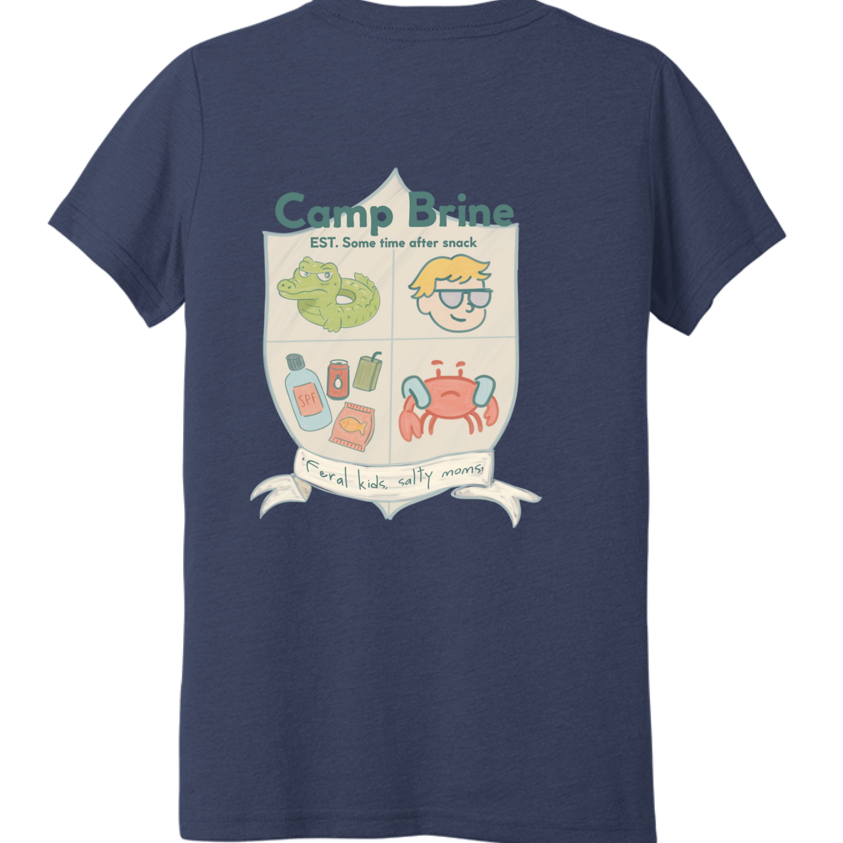 SOLID NVY TRBLND - BACK