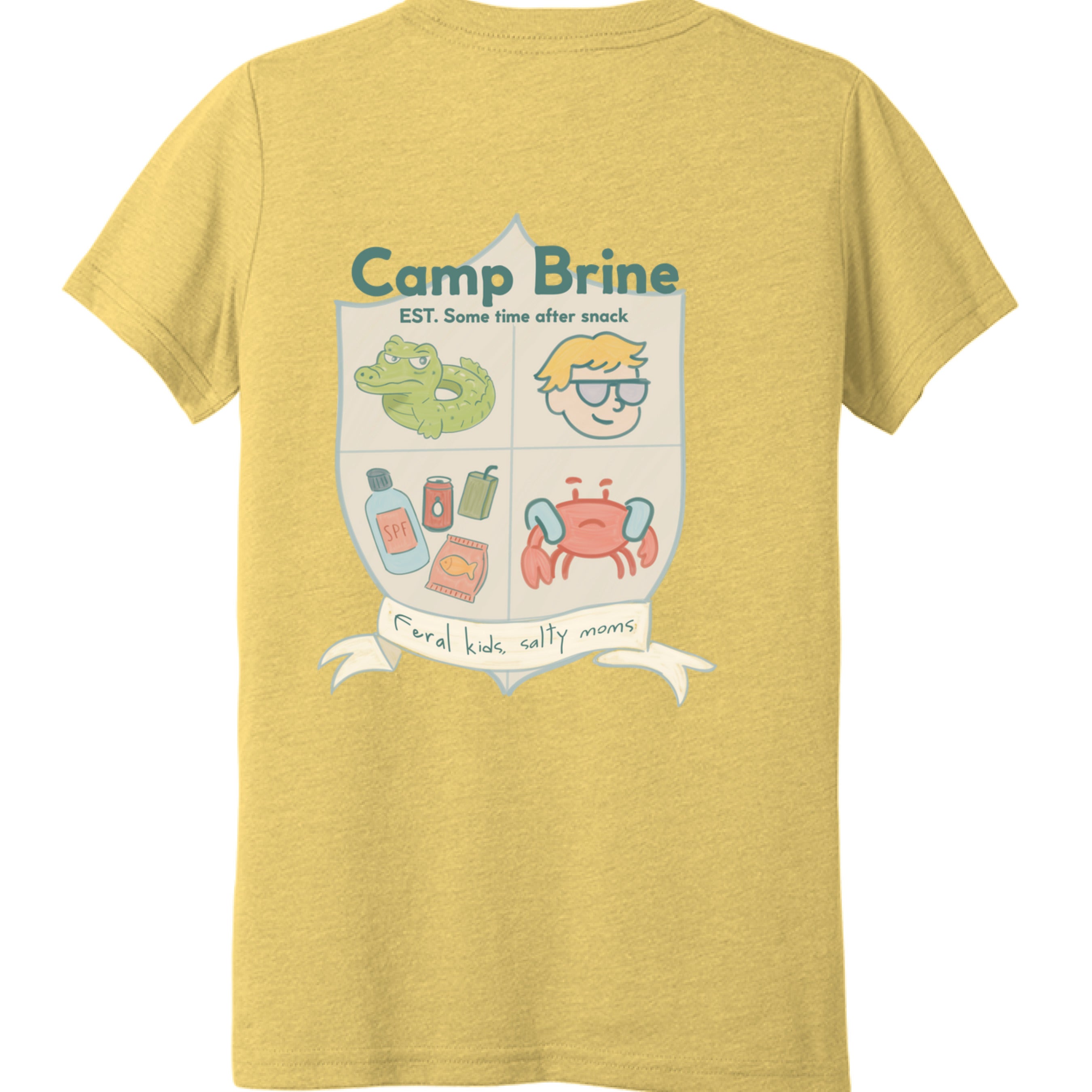 Yellow Gold Triblend - BACK