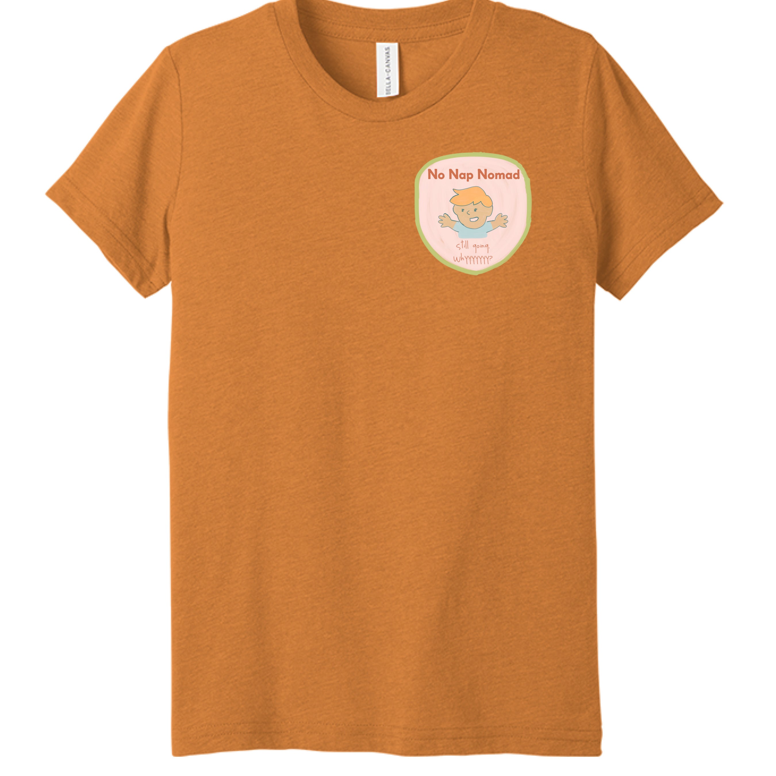 Orange Triblend - FRONT