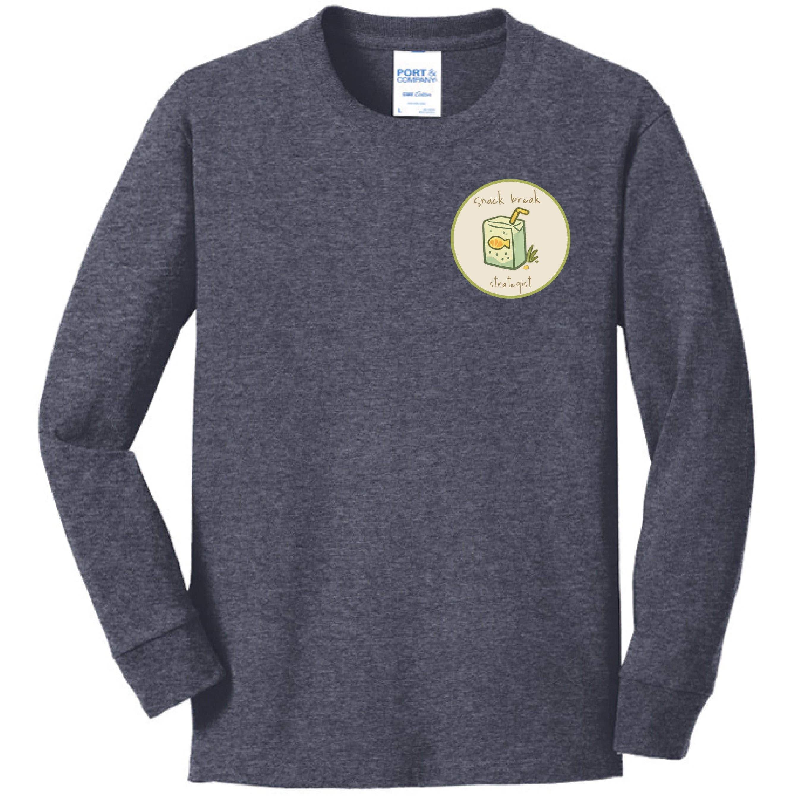 Heather Navy - FRONT
